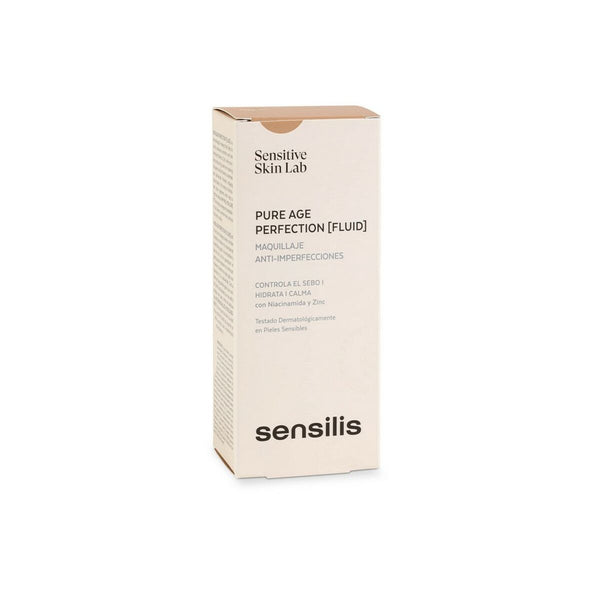 Base de Maquillage Crémeuse Sensilis Pure Age Perfection 04-pêche Anti-imperfections (30 ml) Beauté, Maquillage Sensilis   