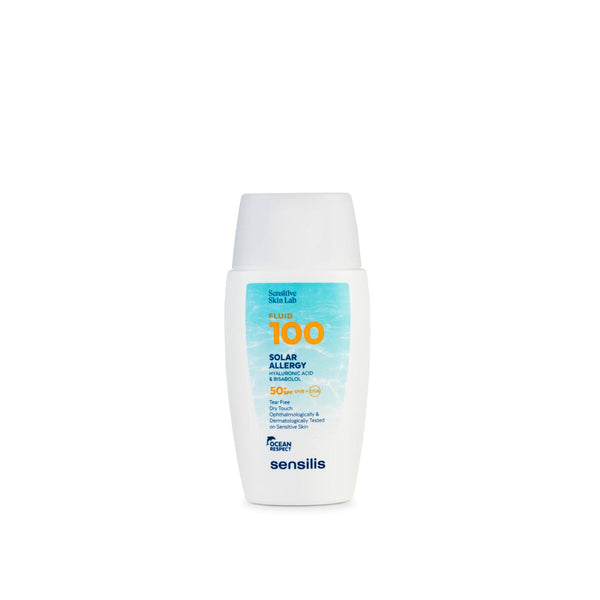 Protecteur Solaire Fluide Sensilis Fluid 100 SPF 50+ 40 ml Protection Solaire Anti-Allergique Beauté, Soins de la peau Sensilis   