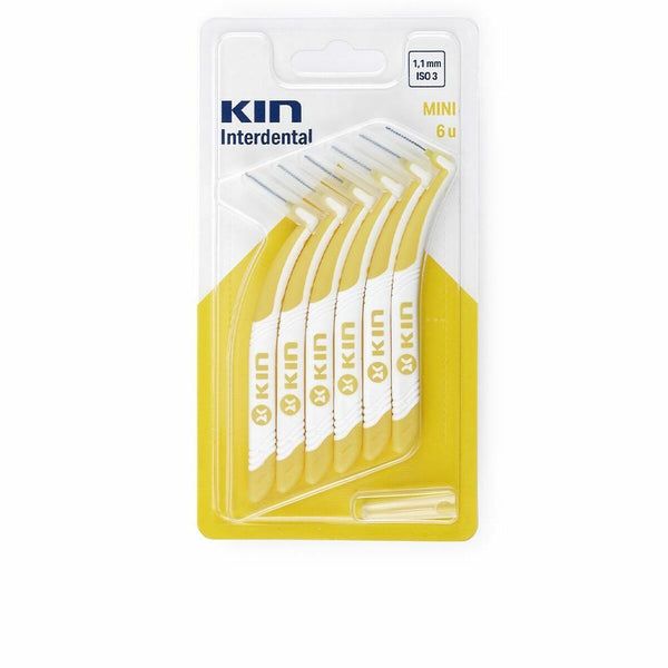 Brosse à Dents Interdentaire Kin Mini 6 Unités 1,1 mm Santé et toilette intime, Soins bucco-dentaires Kin   