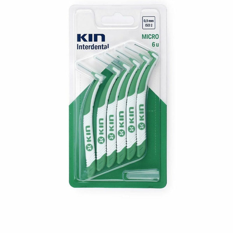 Brosse à Dents Interdentaire Kin Kin Interdental 0,9 mm (6 Pièces) Santé et toilette intime, Soins bucco-dentaires Kin   