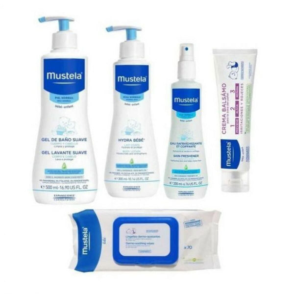 Coffret Bébé Mustela Bolsa Paseo Rosa Rose 6 Pièces (6 pcs) Bébé, Cadeaux pour les nouveaux-nés Mustela   