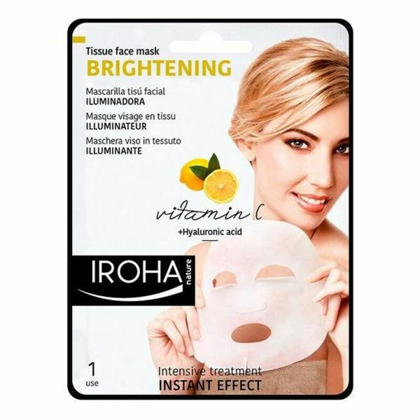 Masque apaisant Tissue Iroha Tissue Mask C Ha (1 Unités) Beauté, Soins de la peau Iroha   