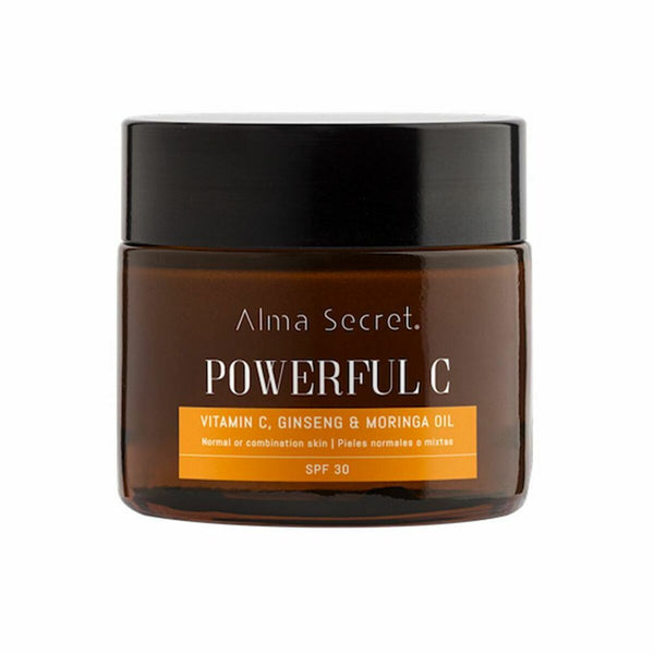 Crème éclaircissante Alma Secret Powerful C Anti-âge Orange SPF 30 (50 ml) Beauté, Soins de la peau Alma Secret   