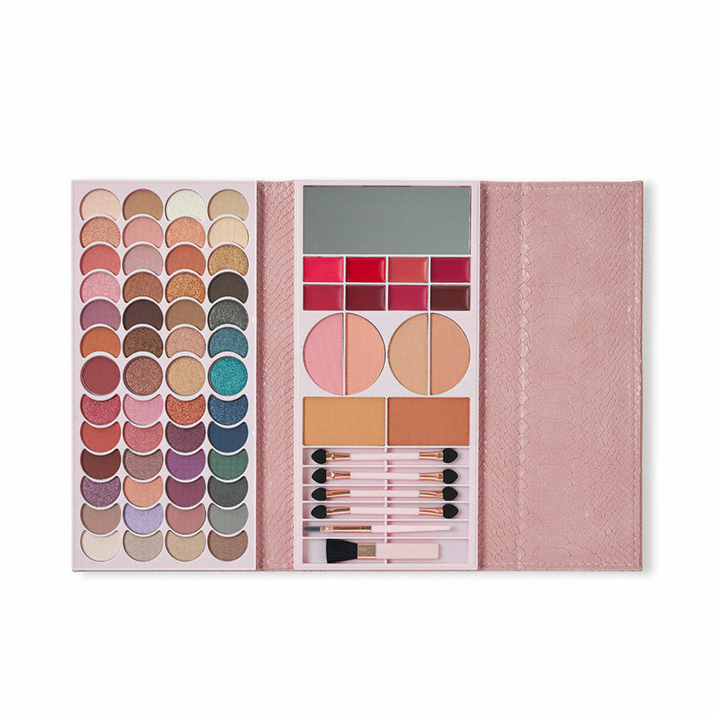 Set de Maquillage Magic Studio Rose Gold Large Wallet 67 Pièces Beauté, Maquillage Magic Studio   