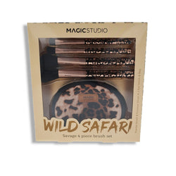 Kit de broche de maquillage Magic Studio Wild Safari Savage 4 Pièces Beauté, Ustensiles et accessoires Magic Studio   