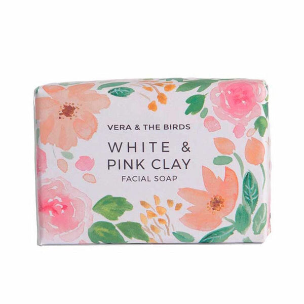 Barre de savon naturel White & Pink Clay Vera & The Birds White Pink Clay 100 g Beauté, Bain et hygiène personnelle Vera & The Birds   