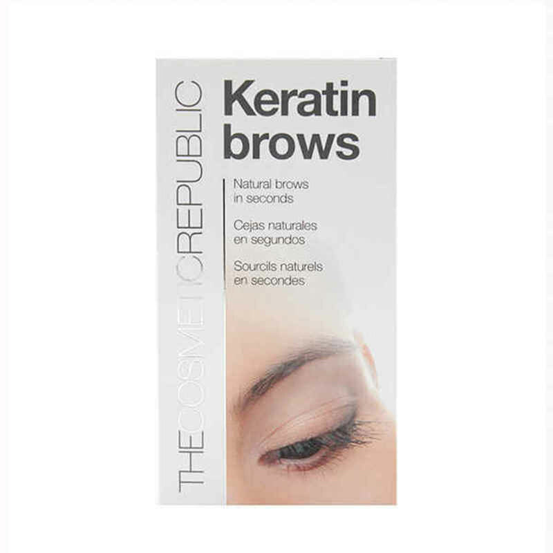 Traitement pour les sourcils The Cosmetic Republic Keratin Kit Chatain foncé Beauté, Maquillage The Cosmetic Republic   