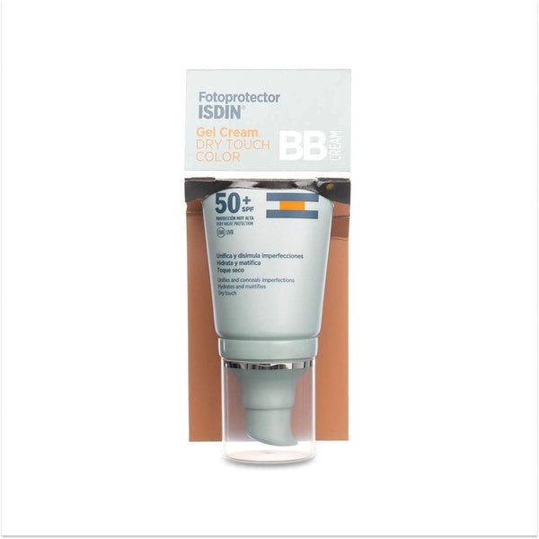 Crème Hydratante avec Couleur Isdin Fotoprotector Gel SPF 50+ 50 ml Beauté, Maquillage Isdin   