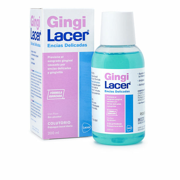 Bain de Bouche Lacer Gingi (200 ml) (Parapharmacie) Santé et toilette intime, Soins bucco-dentaires Lacer   