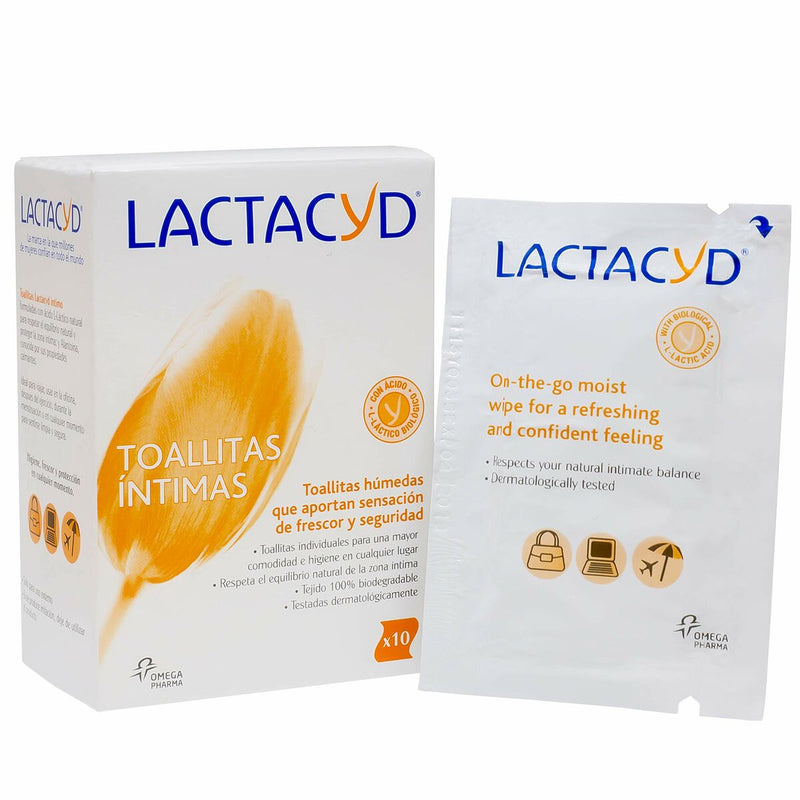 Lingettes Intimes Lactacyd Santé et toilette intime, Hygiène intime Lactacyd   