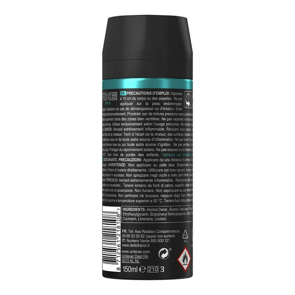 Spray déodorant Axe Apollo 150 ml Beauté, Bain et hygiène personnelle Axe   