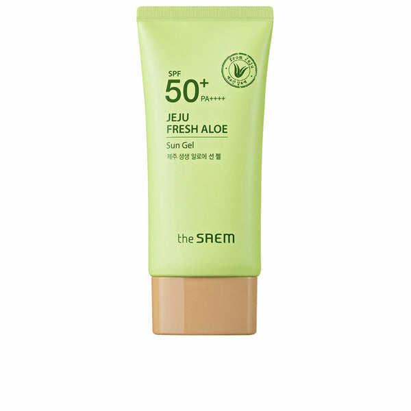 Gel Protecteur Solaire The Saem Jeju Fresh Aloe Spf 50+ 50 g Beauté, Soins de la peau The Saem   