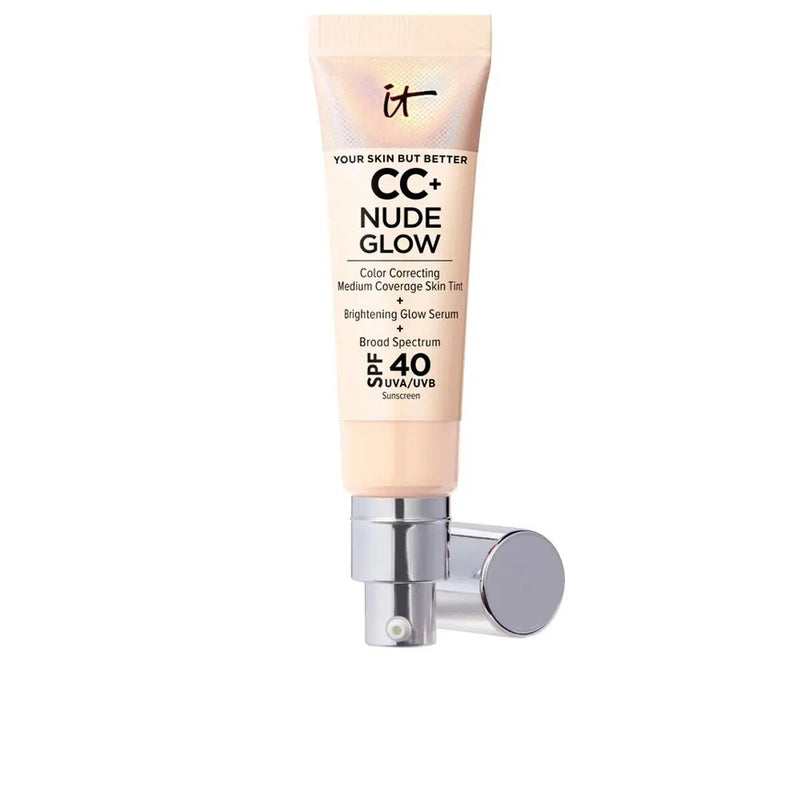 Base de Maquillage Crémeuse It Cosmetics CC+ Nude Glow Fair light Spf 40 32 ml Beauté, Maquillage It Cosmetics   