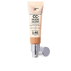 Base de Maquillage Crémeuse It Cosmetics CC+ Nude Glow neutral tan Spf 40 32 ml Beauté, Maquillage It Cosmetics   