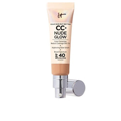 Base de Maquillage Crémeuse It Cosmetics CC+ Nude Glow Medium Tan Spf 40 32 ml Beauté, Maquillage It Cosmetics   