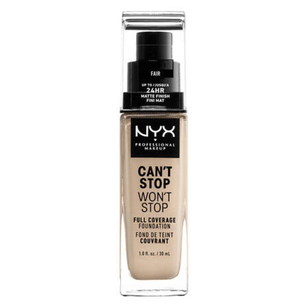 Base de Maquillage Crémeuse NYX Can't Stop Won't Stop Fair (30 ml) Beauté, Maquillage NYX   