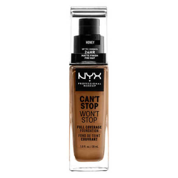 Base de Maquillage Crémeuse NYX Can't Stop Won't Stop honey (30 ml) Beauté, Maquillage NYX   