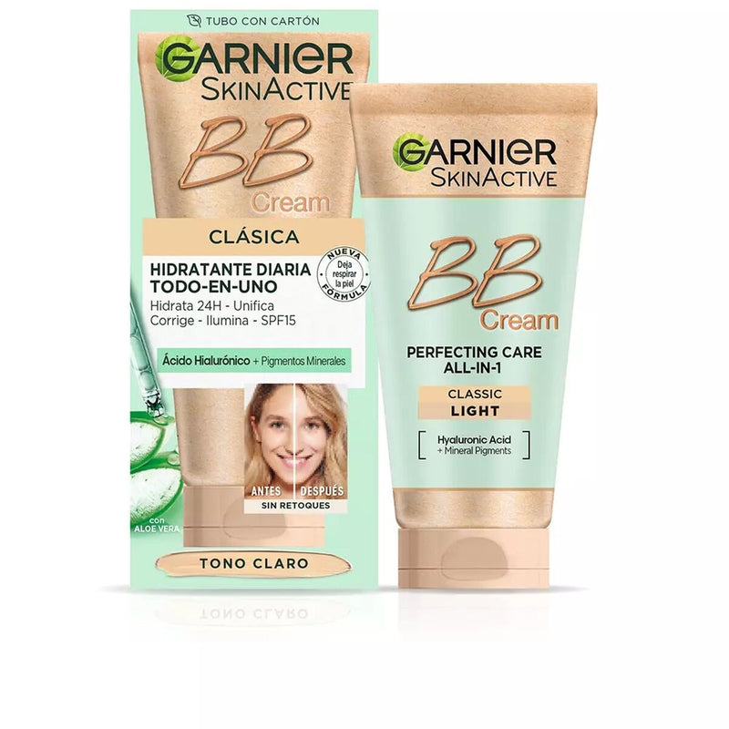 Crème Hydratante avec Couleur Garnier Skin Naturals Spf 15 Clair (50 ml) Beauté, Maquillage Garnier   