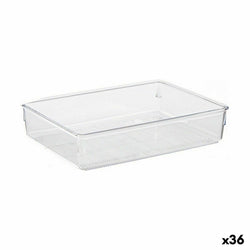 Organiseur de Tiroirs Polyvalents Transparent Plastique 24 x 5,5 x 15,8 cm (36 Unités) Maison et cuisine, Bain BigBuy Home   