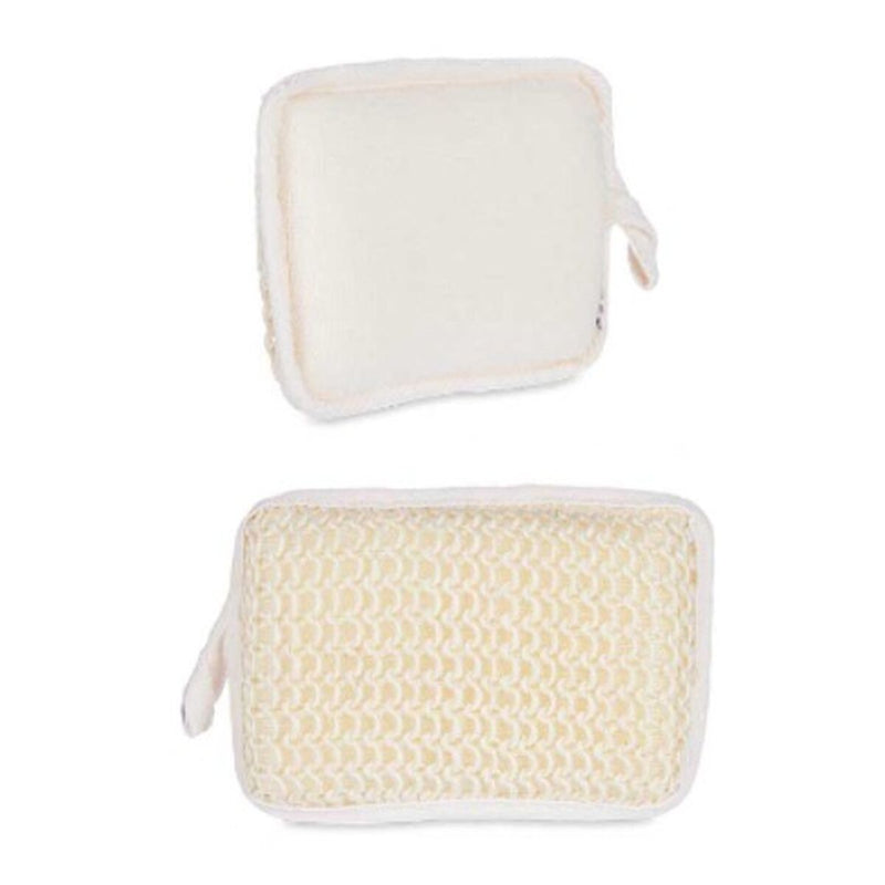 Éponge Corporelle Blanc Beige 11 x 16,5 x 3 cm (24 Unités) Beauté, Bain et hygiène personnelle Berilo   