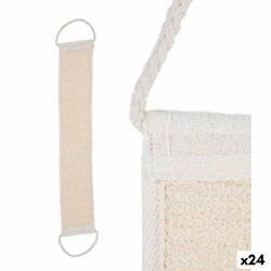 Éponge Corporelle Avec des poignées Blanc Beige 20 x 2,5 x 9,5 cm (24 Unités) Beauté, Bain et hygiène personnelle Berilo   