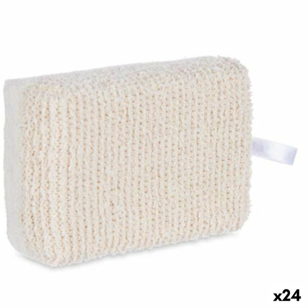 Éponge Corporelle Blanc Beige 14 x 5 x 9 cm (24 Unités) Beauté, Bain et hygiène personnelle Berilo   