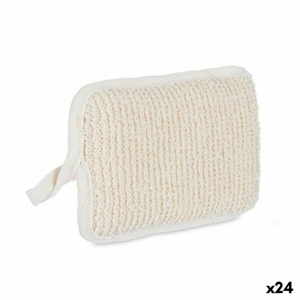 Éponge Corporelle Blanc Beige 11 x 16,5 x 2 cm (24 Unités) Beauté, Bain et hygiène personnelle Berilo   