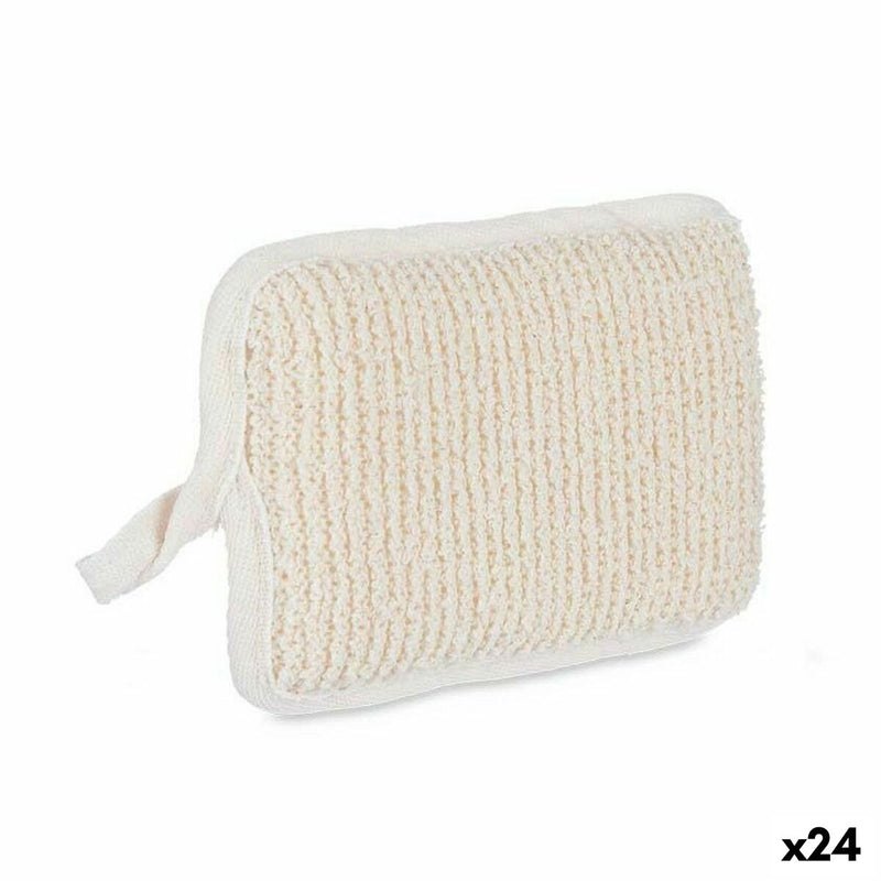 Éponge Corporelle Blanc Beige 11 x 16,5 x 2 cm (24 Unités) Beauté, Bain et hygiène personnelle Berilo   