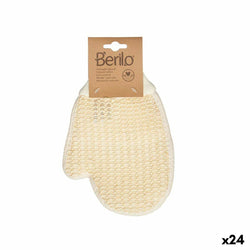 Gant de toilette Blanc Beige (24 Unités) Beauté, Bain et hygiène personnelle Berilo   