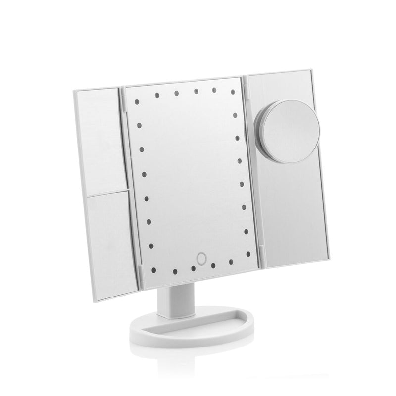 Miroir Grossissant avec LED 4-in-1 Ledflect InnovaGoods Beauté, Ustensiles et accessoires InnovaGoods   