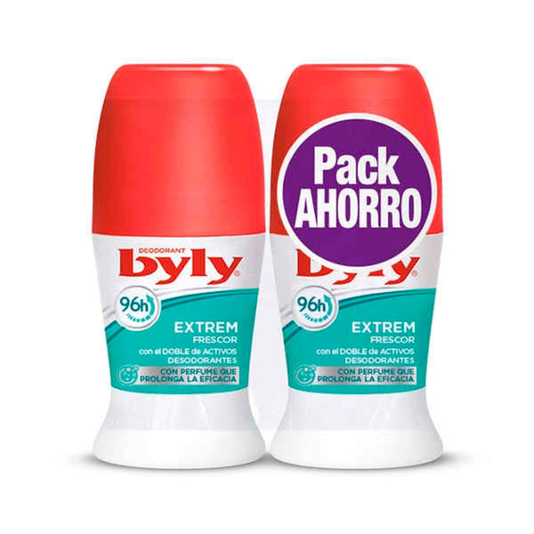 Déodorant Roll-On Extrem Frescor Byly (50 ml) (2 x 50 ml) Beauté, Bain et hygiène personnelle Byly   